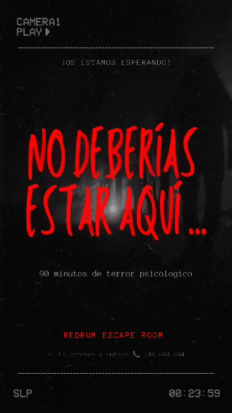 Escape Room Terror ♦️ REDRUM Sevilla